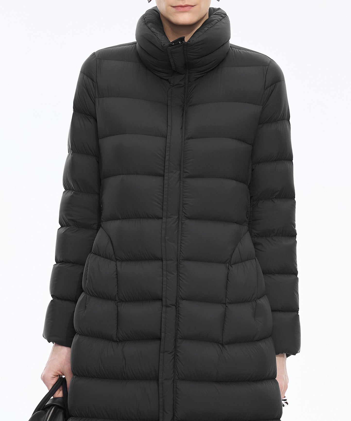 Elegant Flared Down Coat