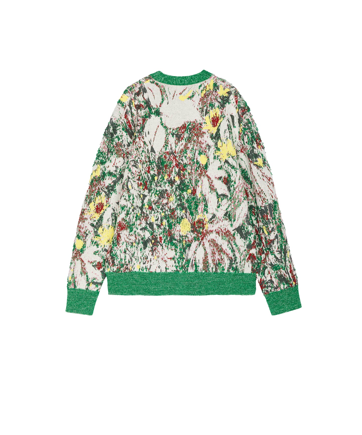 3D Jacquard Knit Cardigan