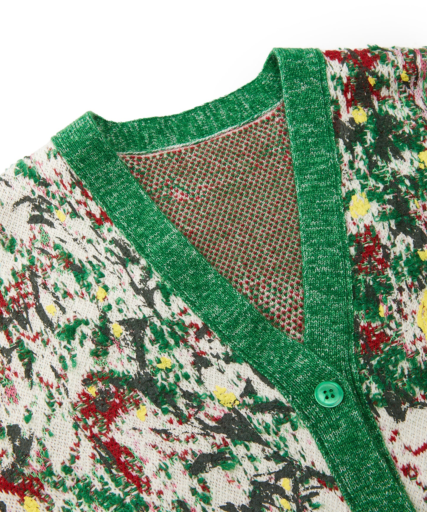 3D Jacquard Knit Cardigan