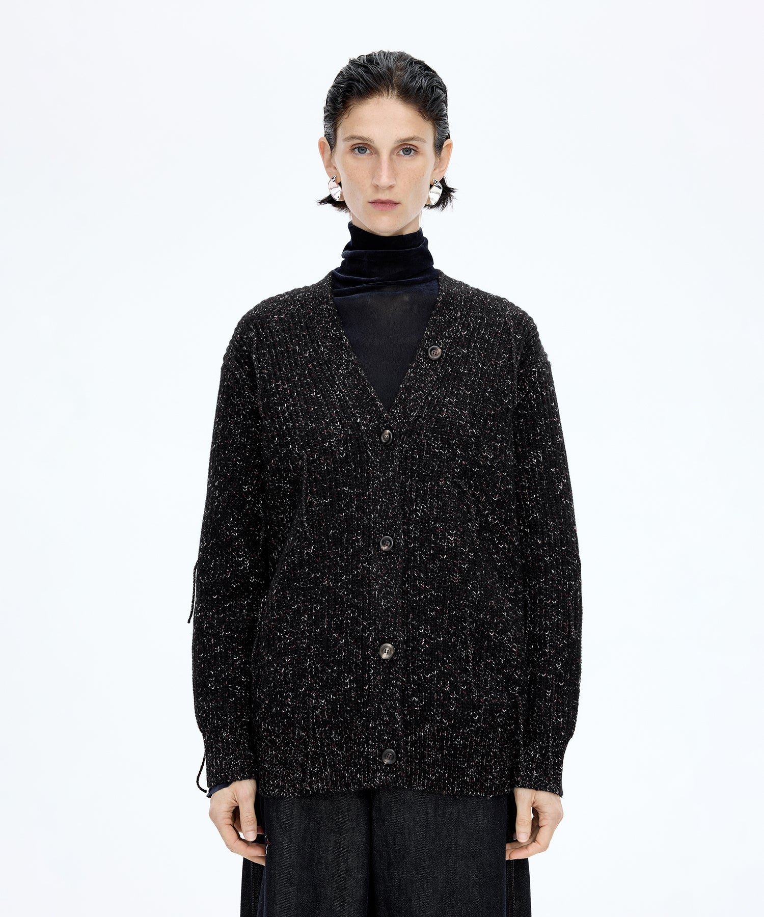 Soft Mix Yarn Cardigan