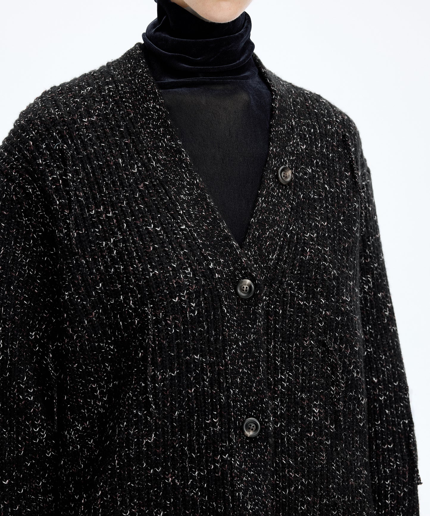 Soft Mix Yarn Cardigan