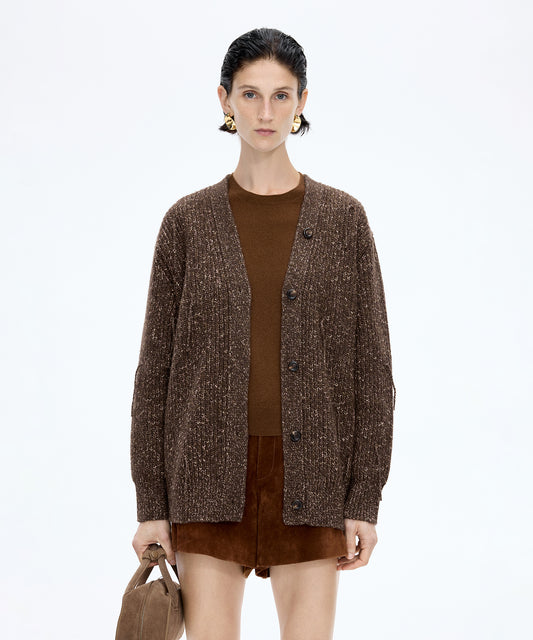 Soft Mix Yarn Cardigan