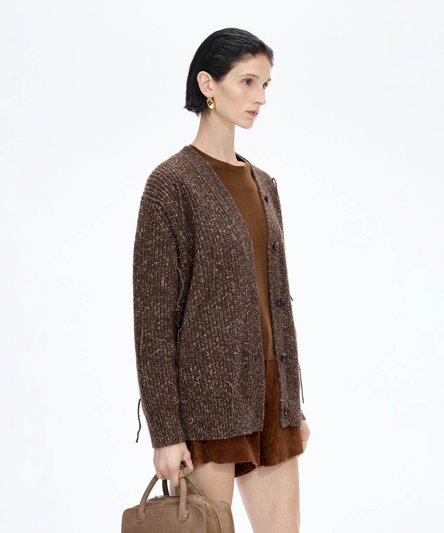 Soft Mix Yarn Cardigan