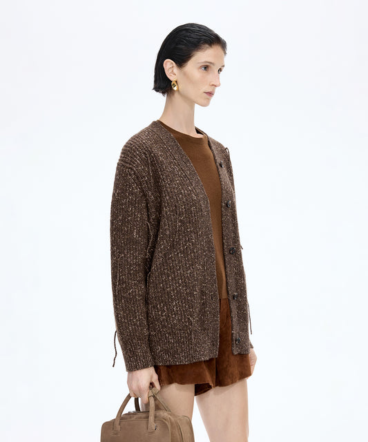 Soft Mix Yarn Cardigan