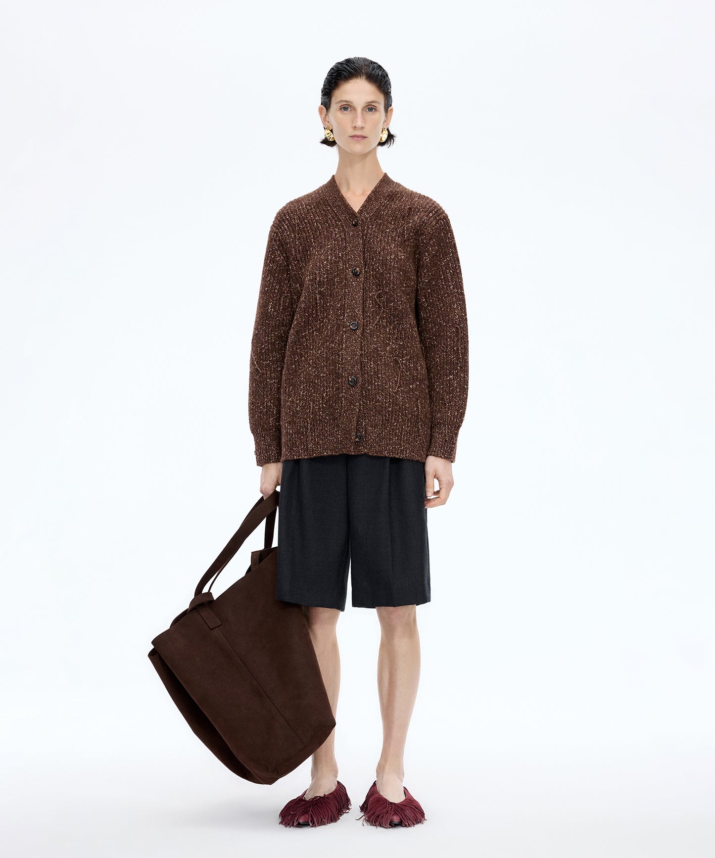 Soft Mix Yarn Cardigan