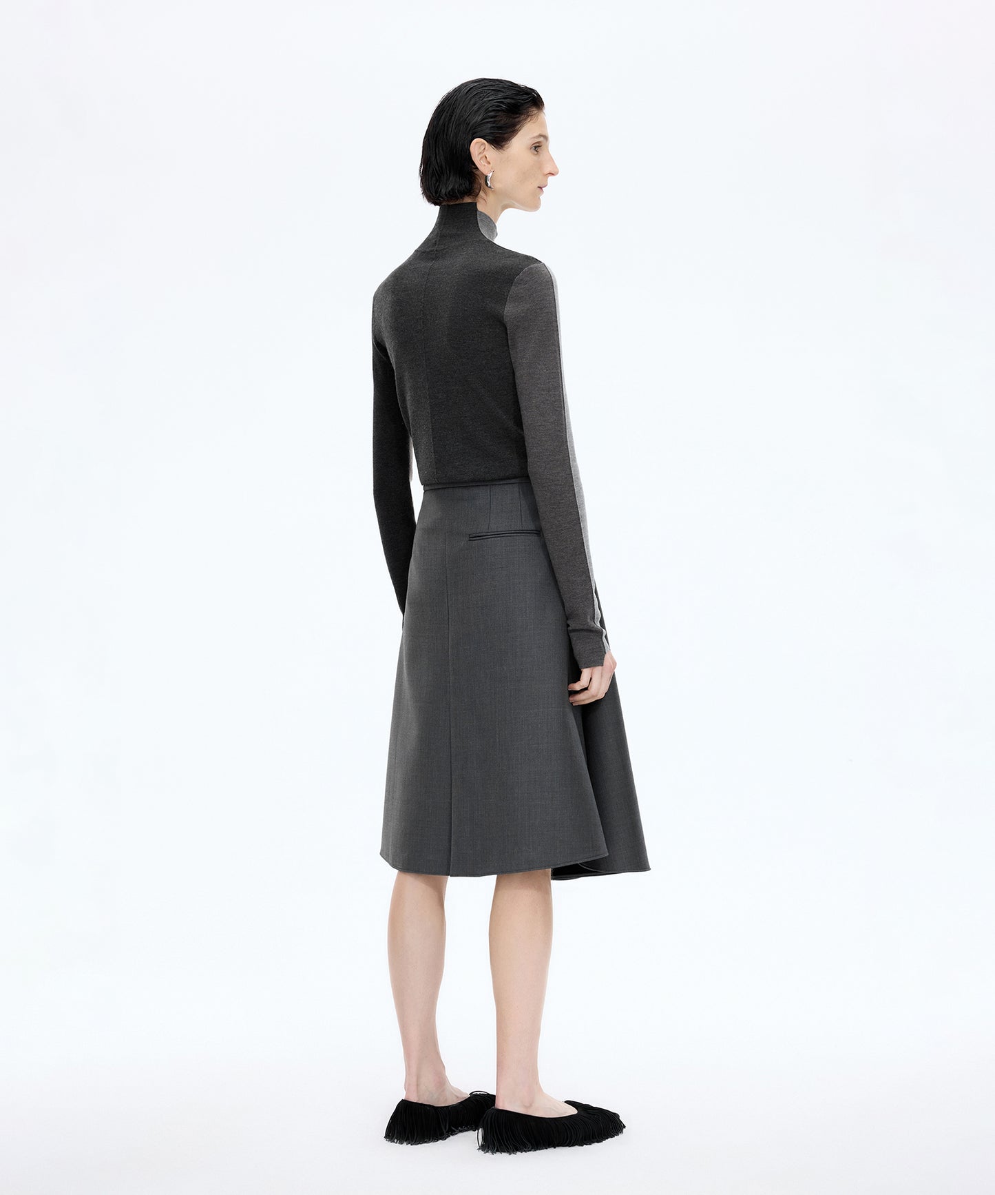 Playful Contrast Knit Sweater