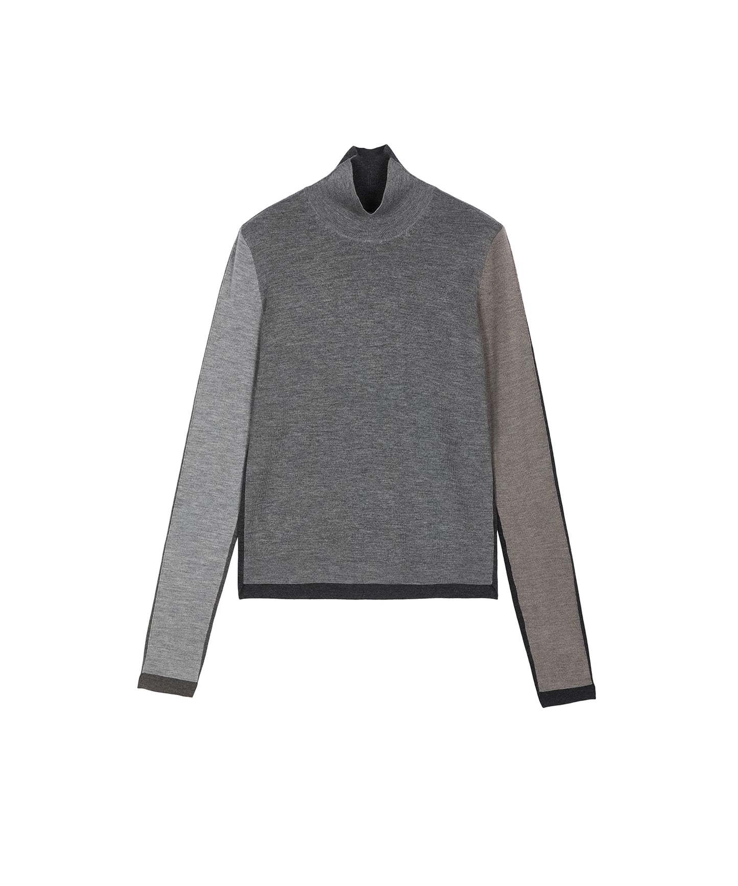 Playful Contrast Knit Sweater