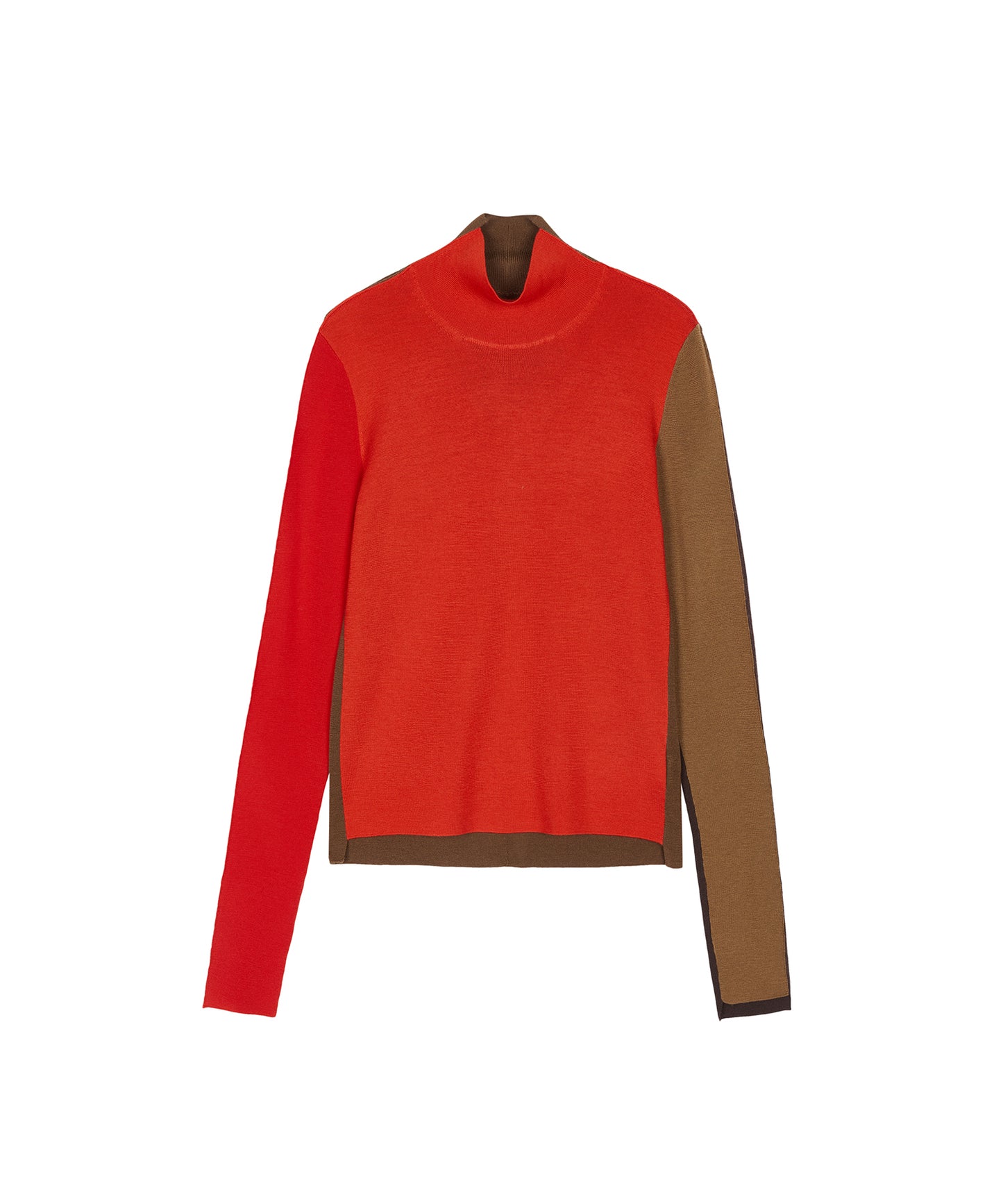 Playful Contrast Knit Sweater