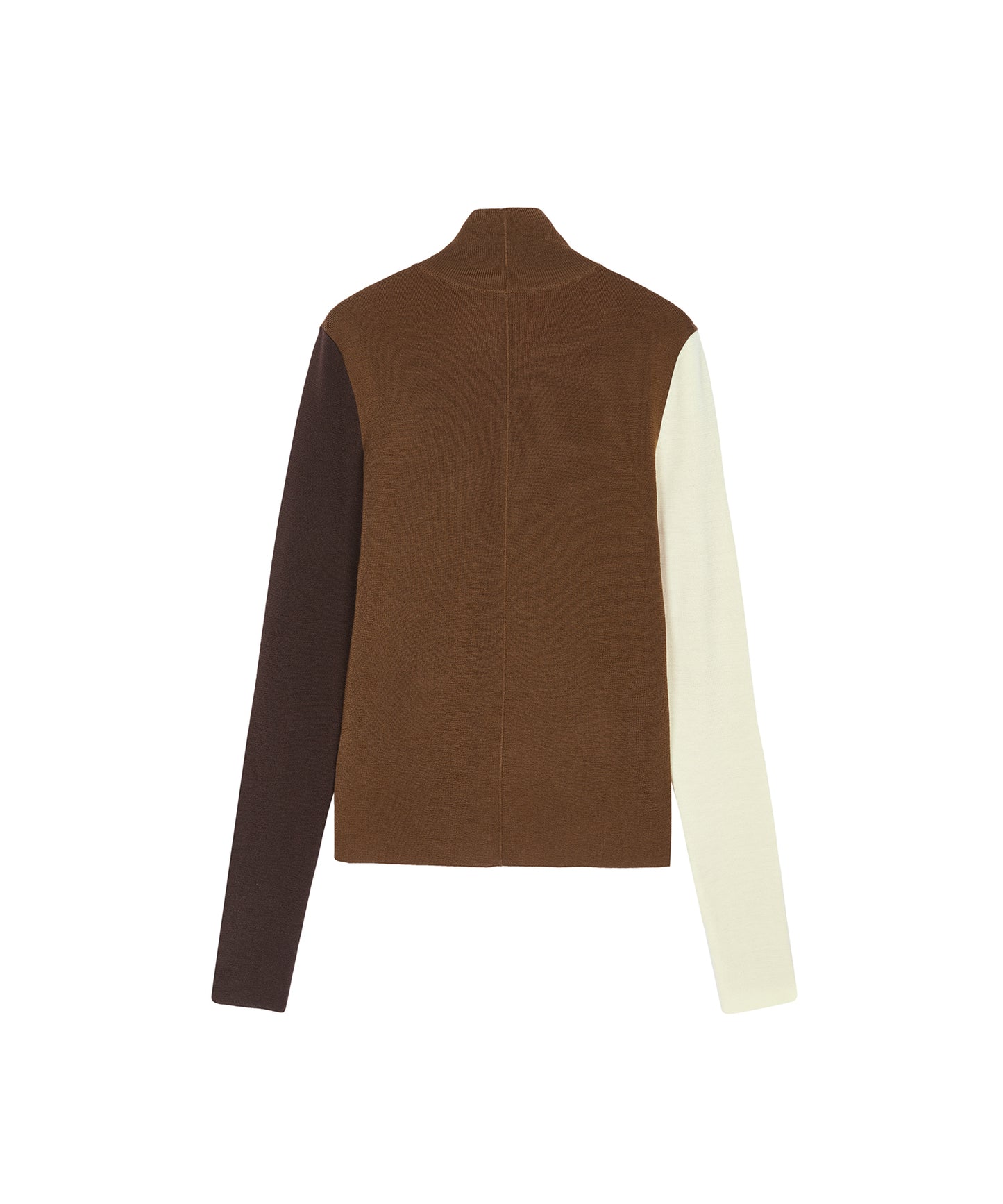 Playful Contrast Knit Sweater