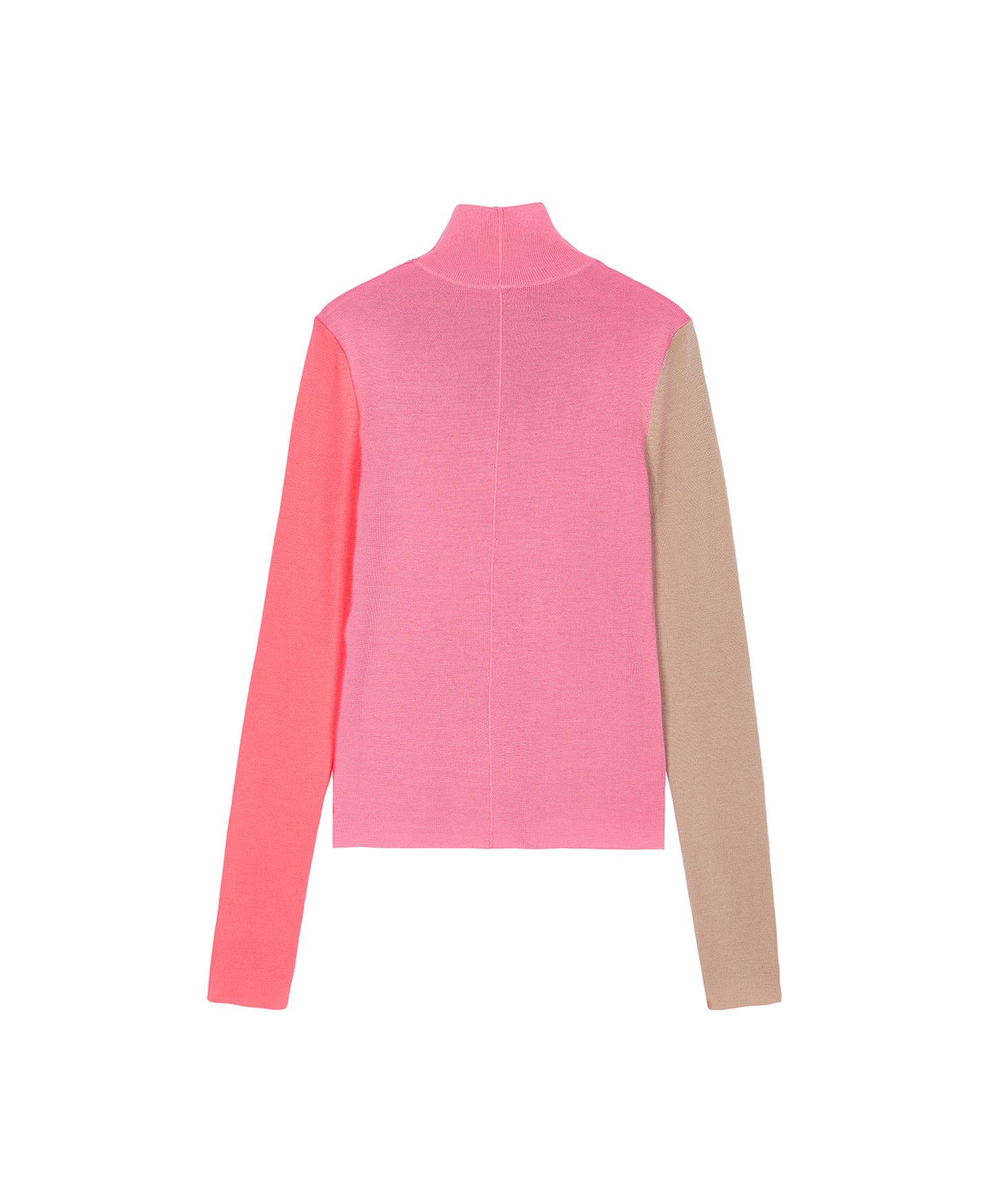 Playful Contrast Knit Sweater