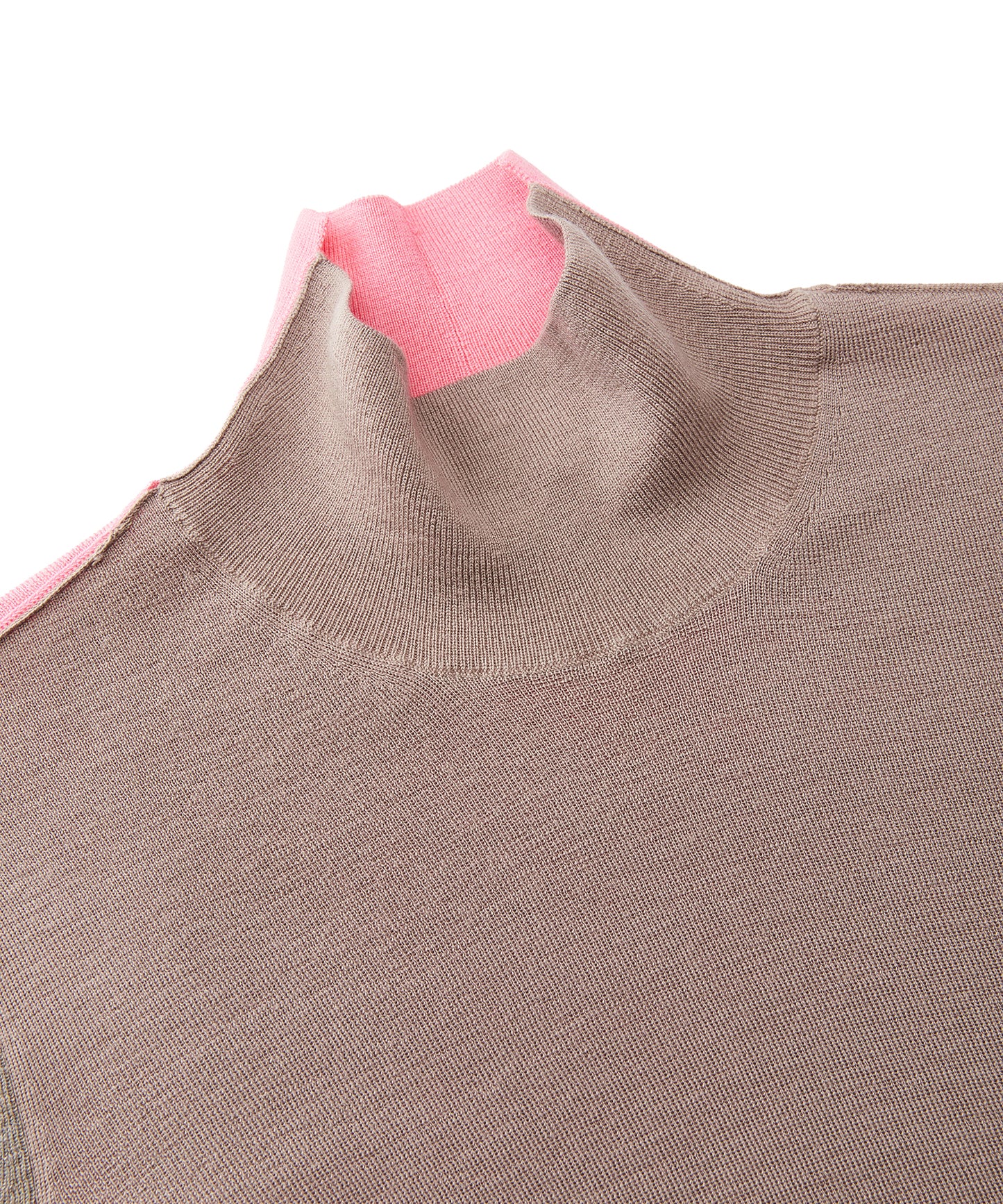 Playful Contrast Knit Sweater