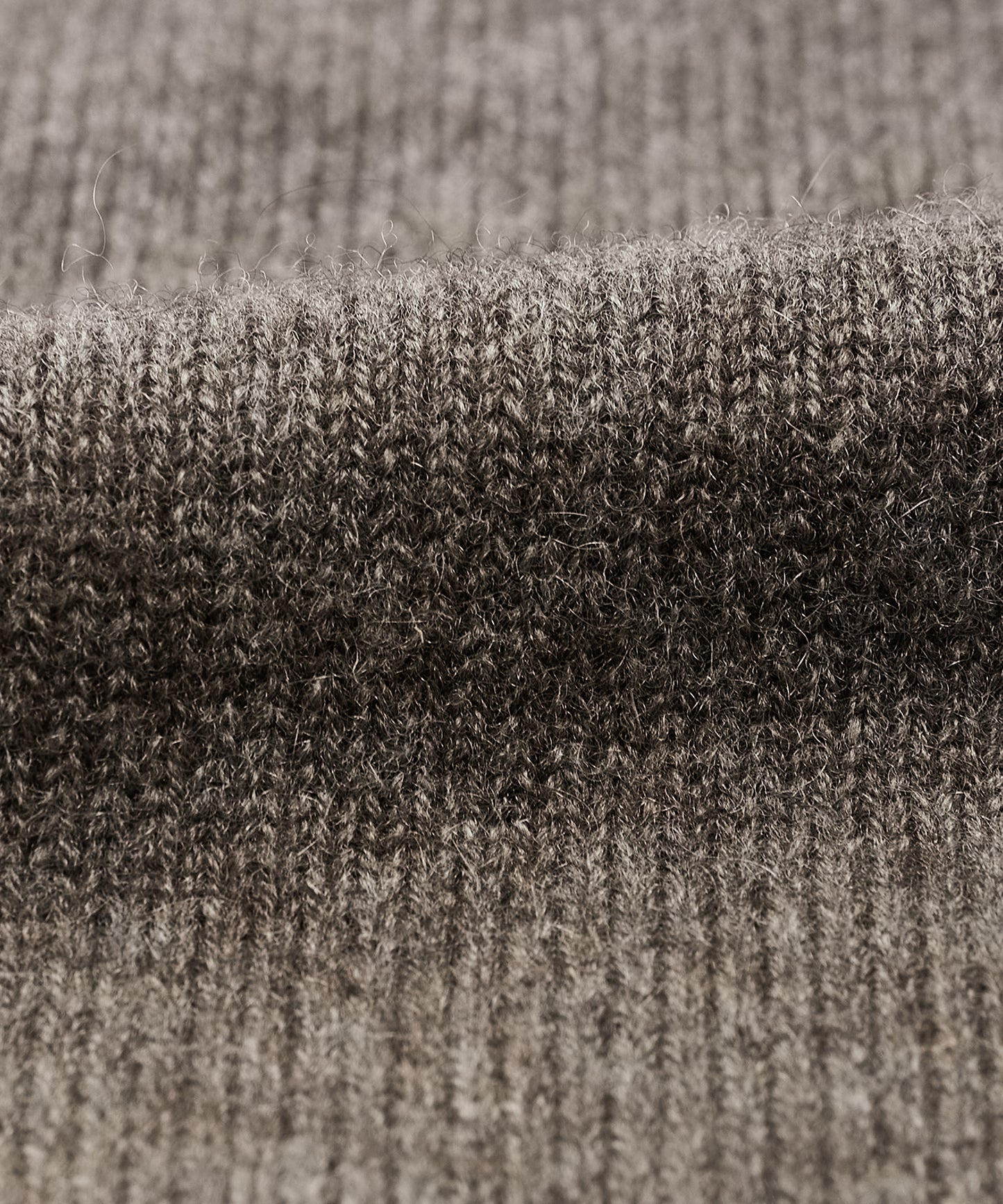 Distressed High-neck Sweater