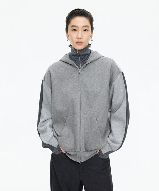 Cozy Color-block Hoodie