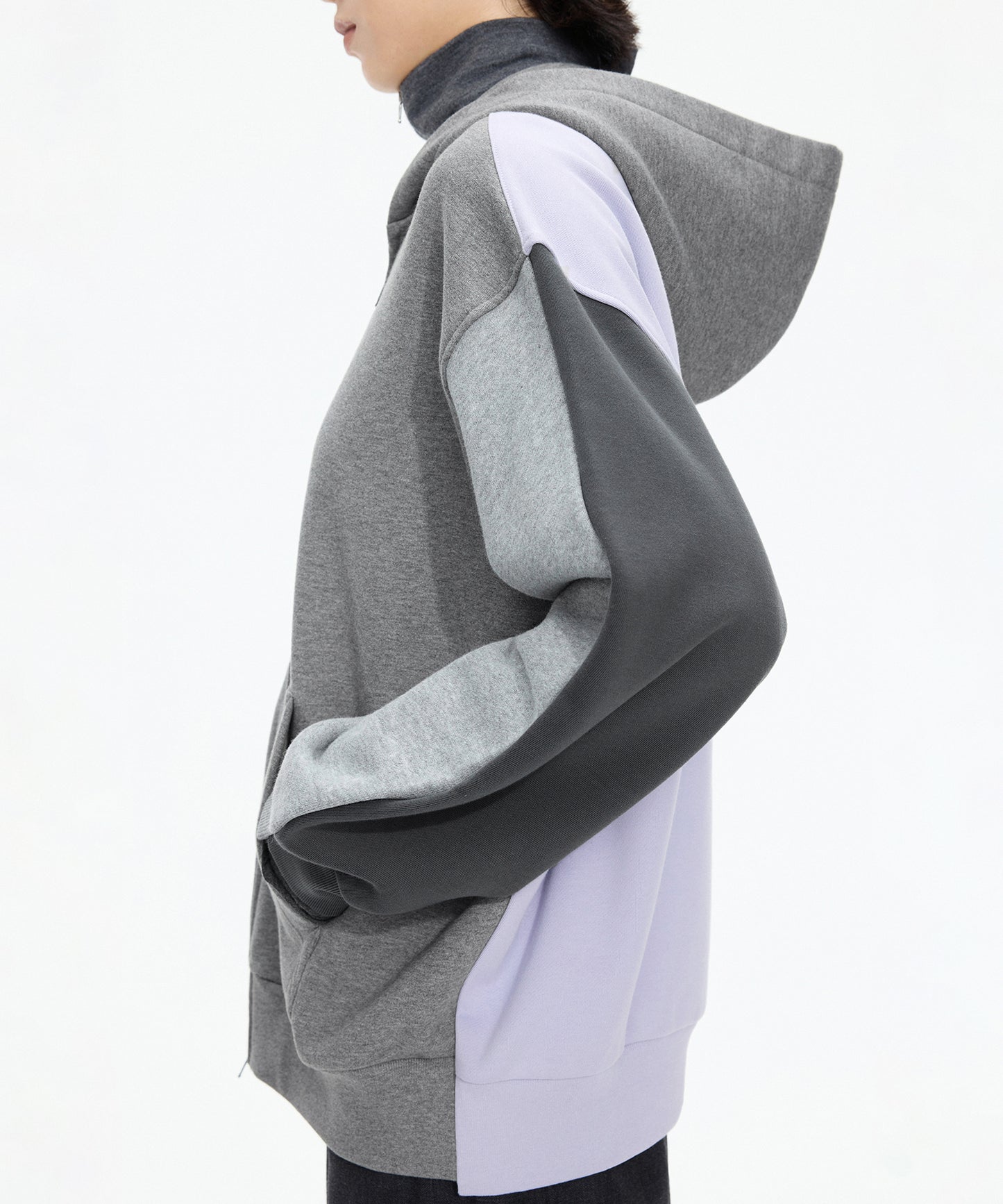 Cozy Color-block Hoodie