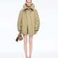 Military-inspired Down Coat