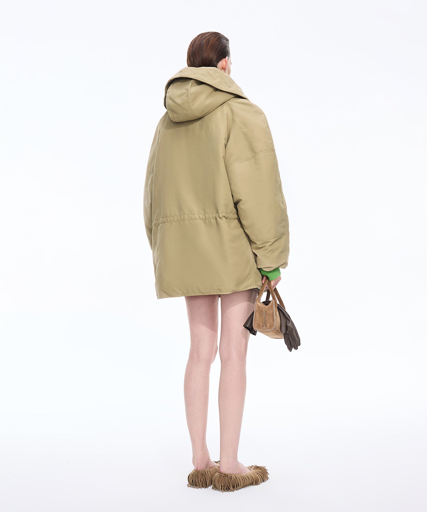 Military-inspired Down Coat