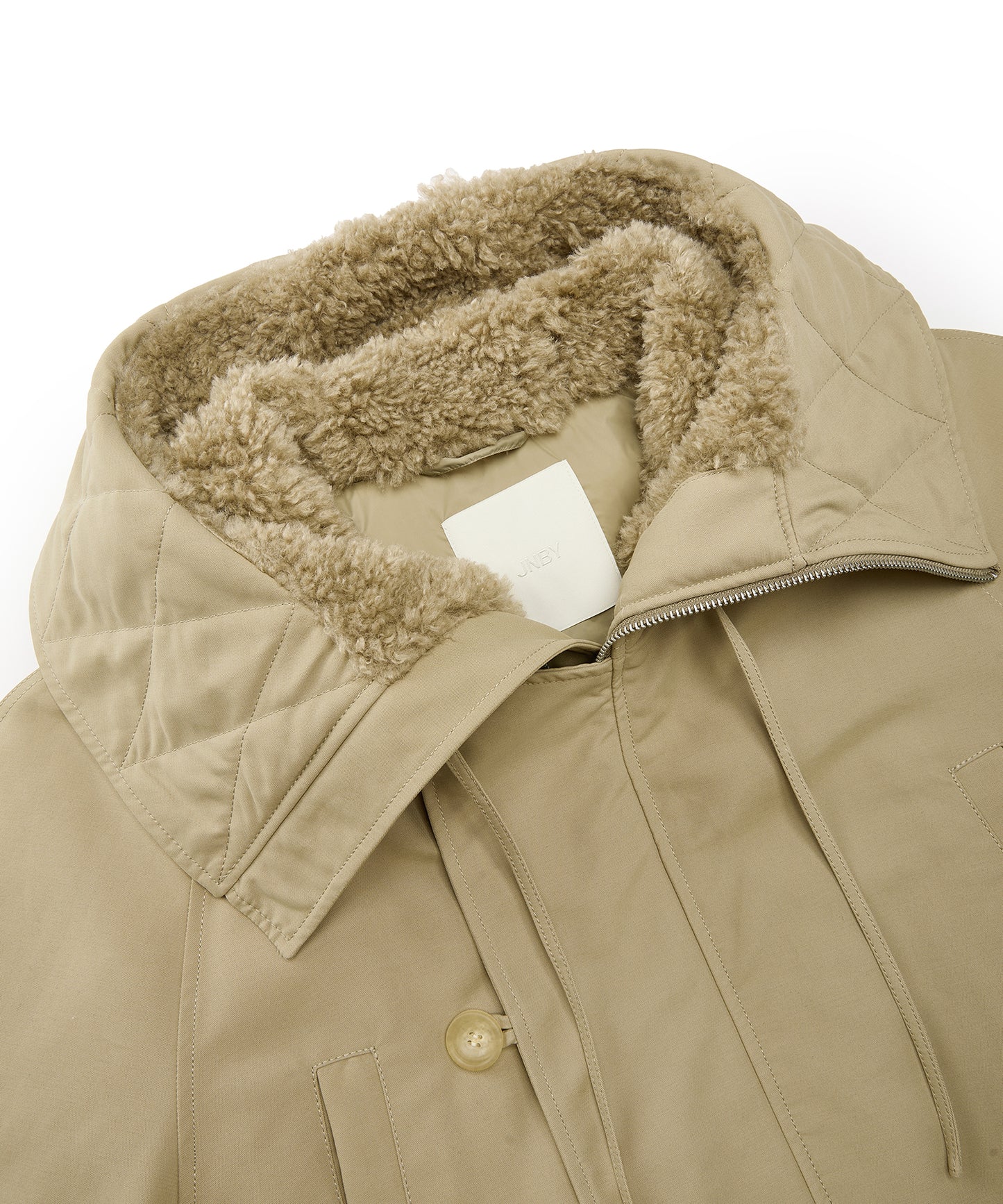 Military-inspired Down Coat