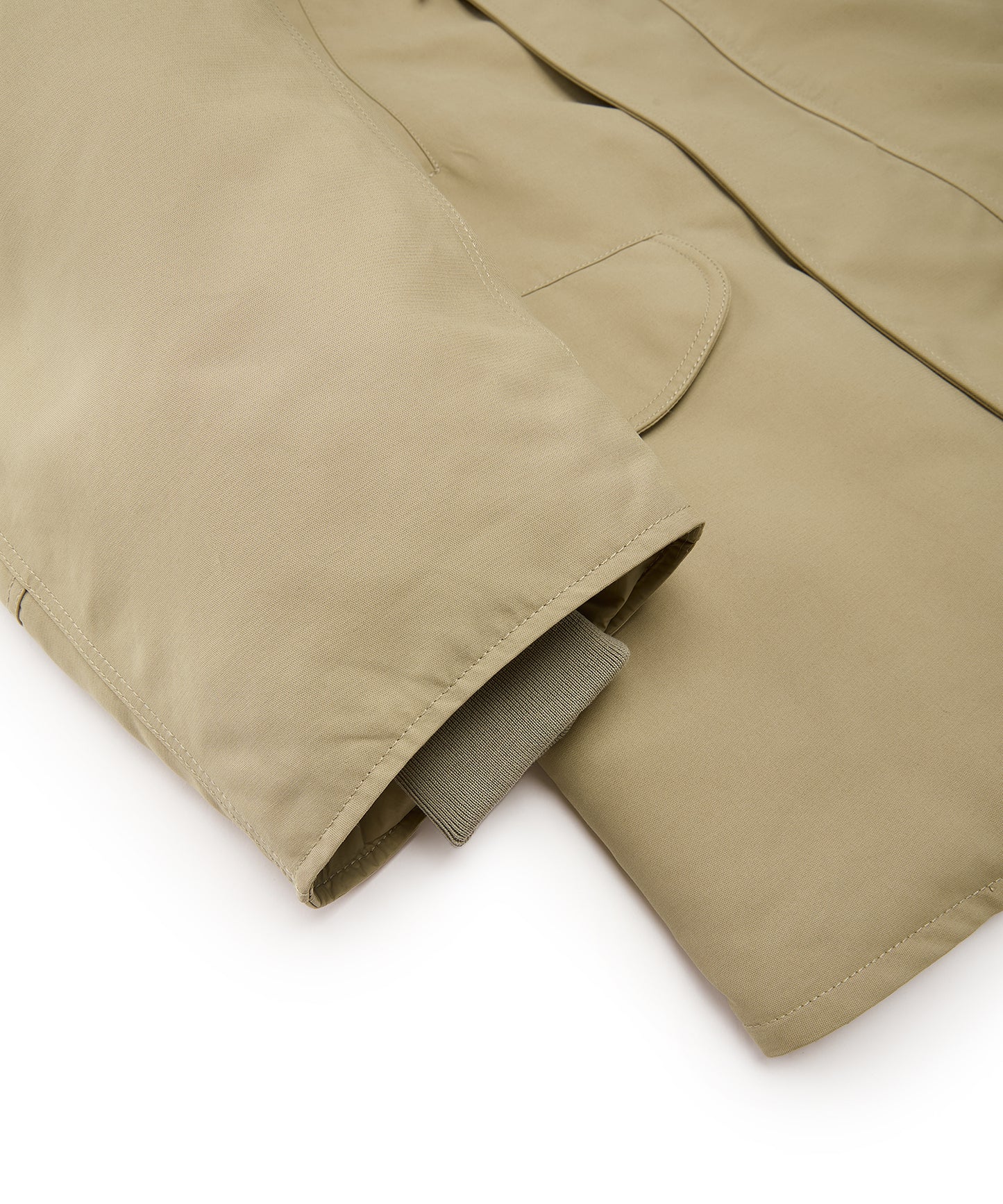 Military-inspired Down Coat