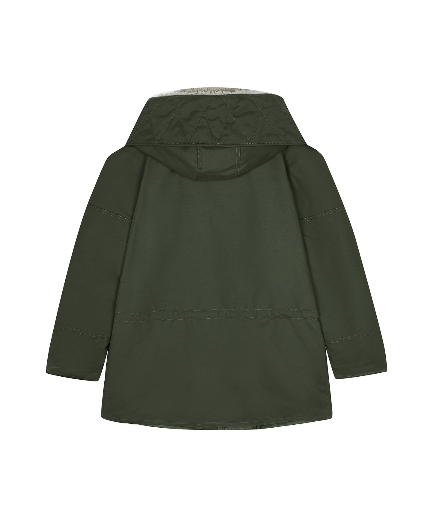 Military-inspired Down Coat