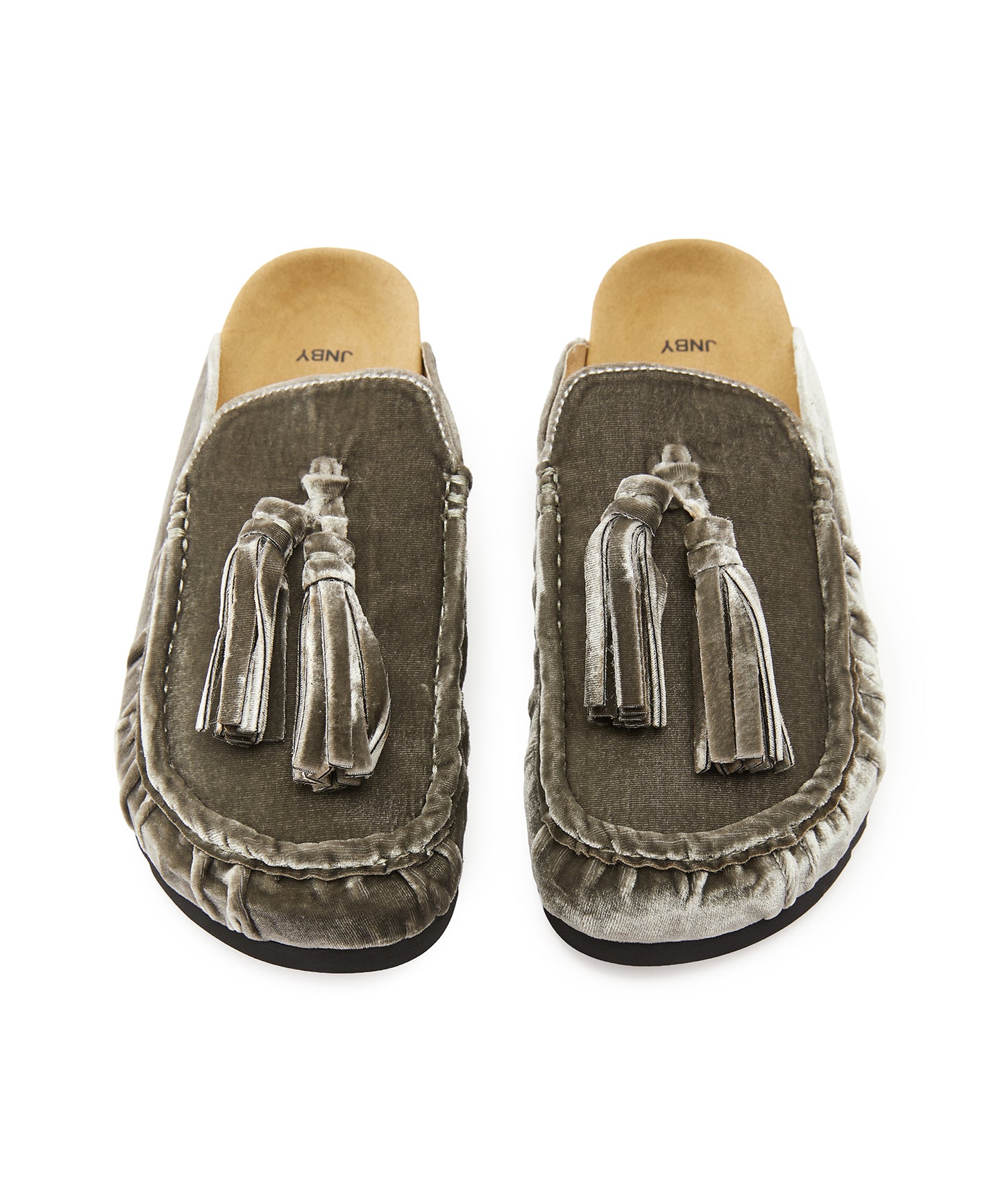 Tassel Velvet Slip-Ons