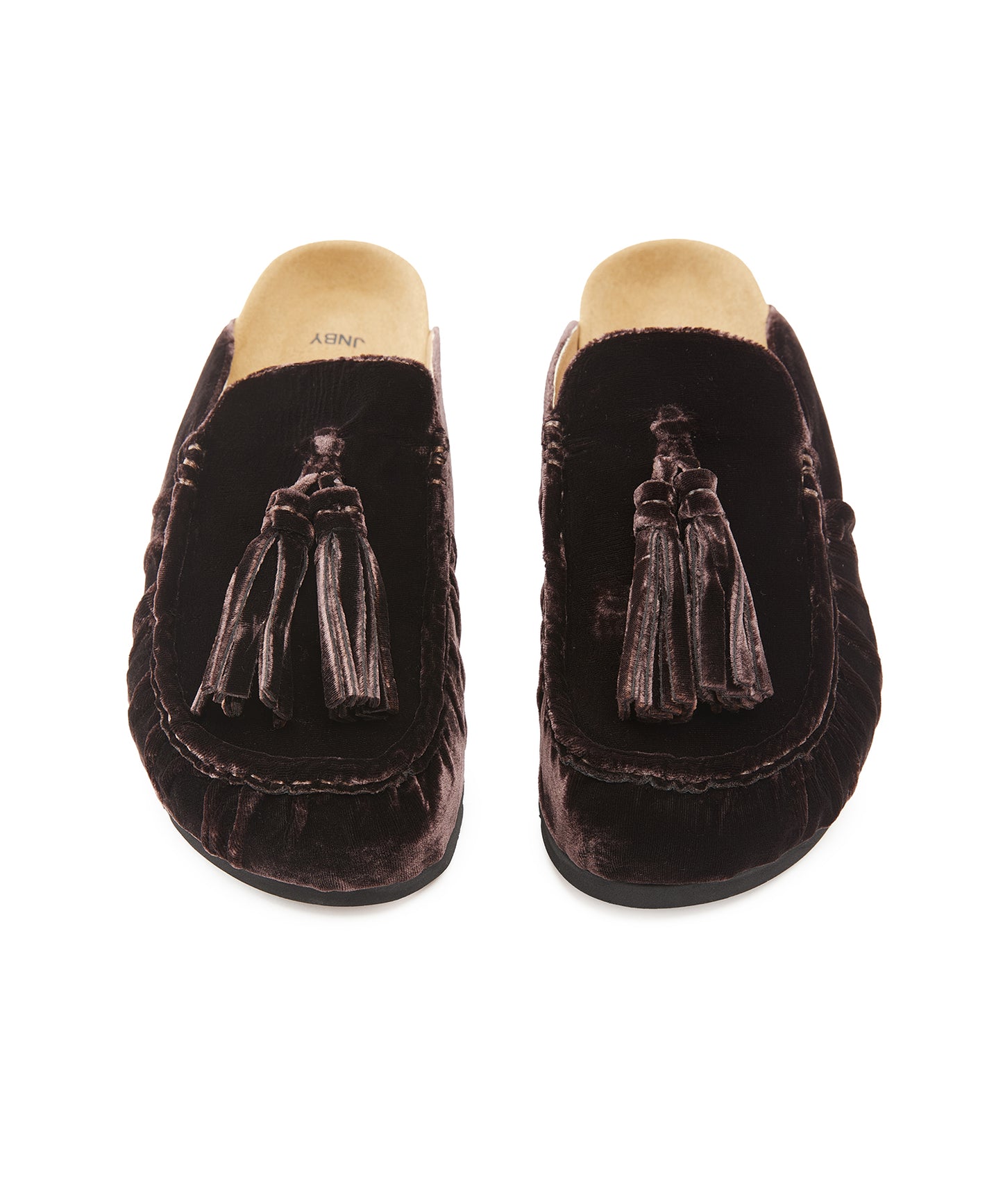 Tassel Velvet Slip-Ons