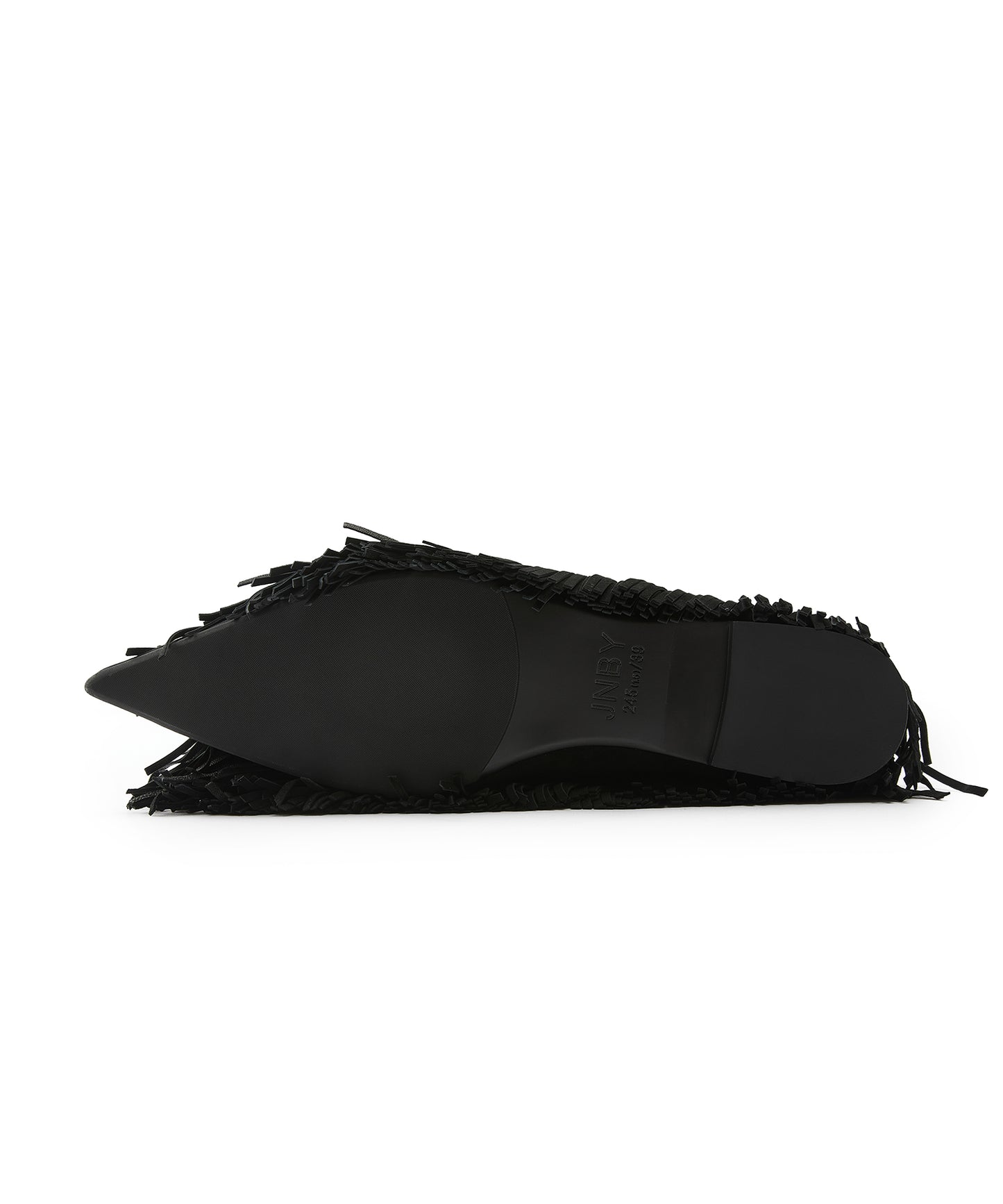 Suede Fringe Flats