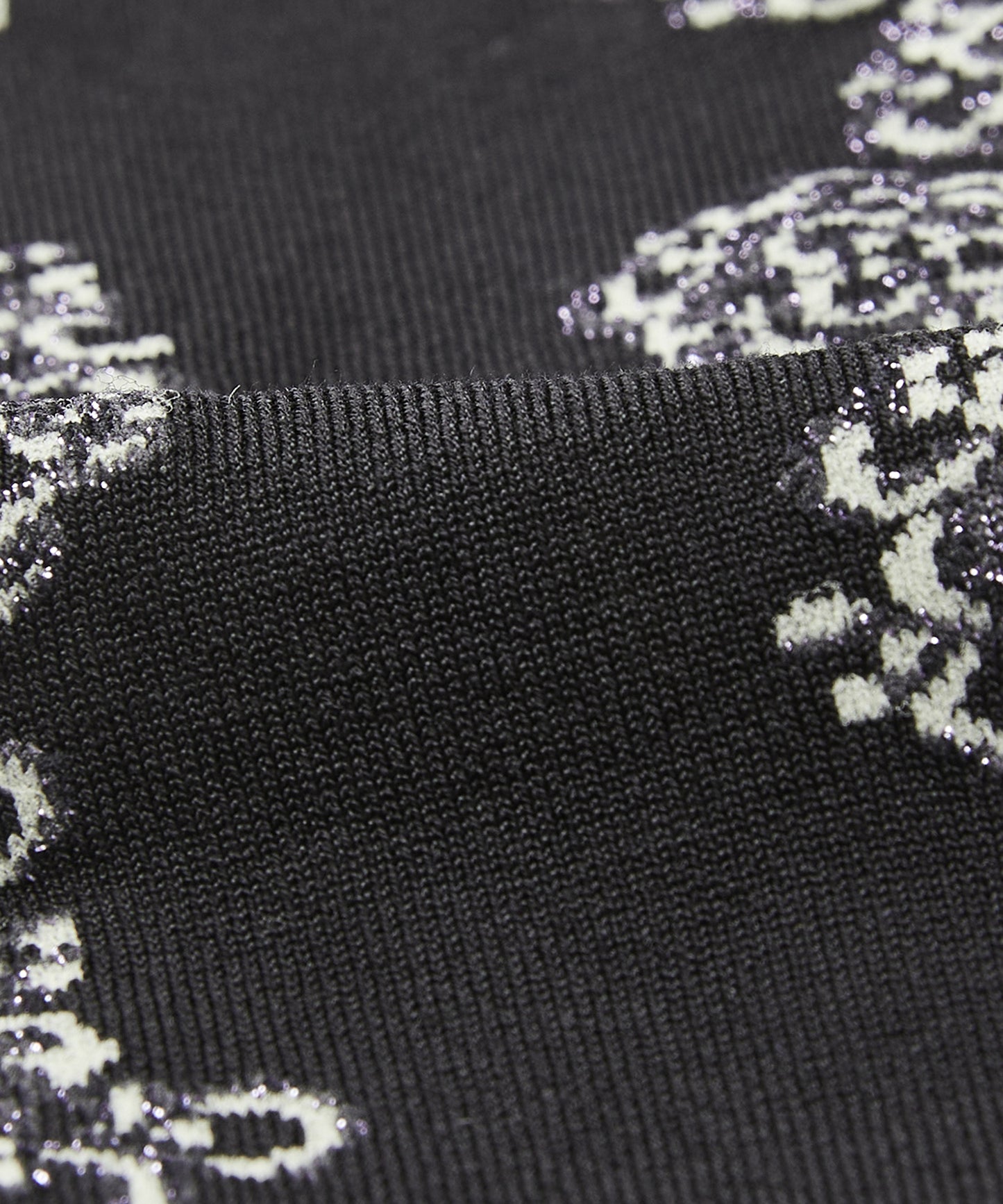 Floral Shimmer Knee Socks