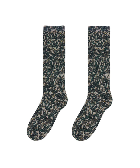 Earthy Botanical Cotton Socks