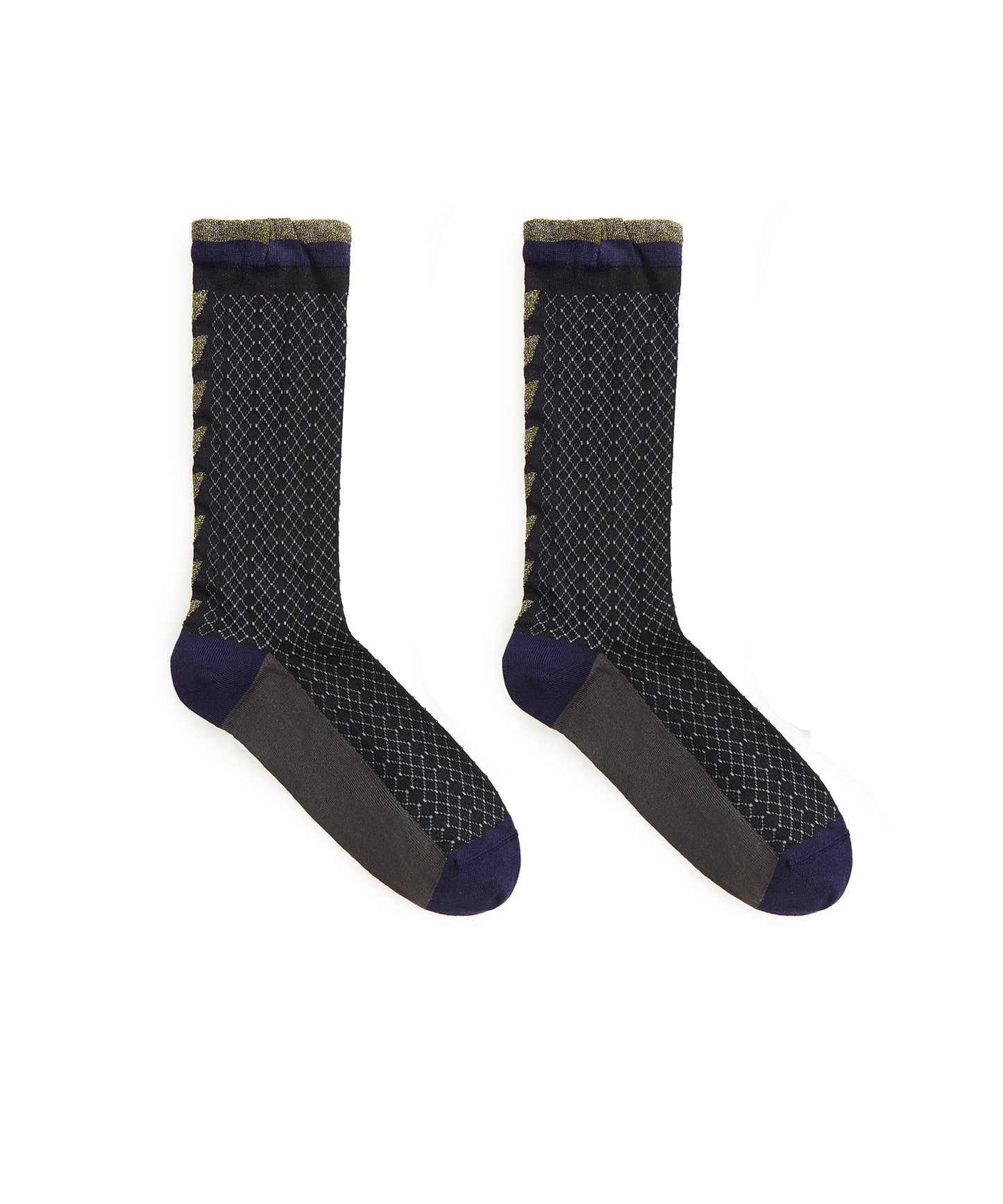 Luminous Plaid Socks