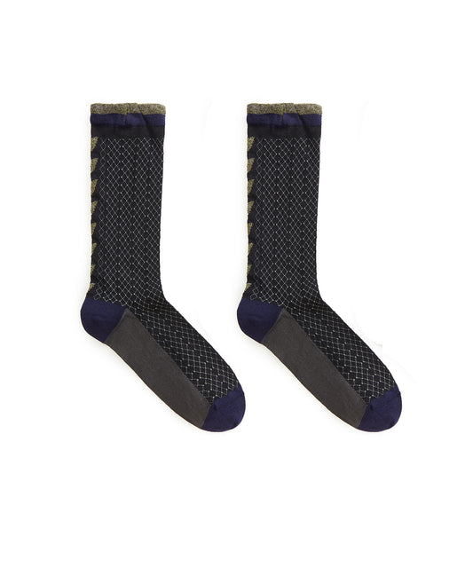 Luminous Plaid Socks