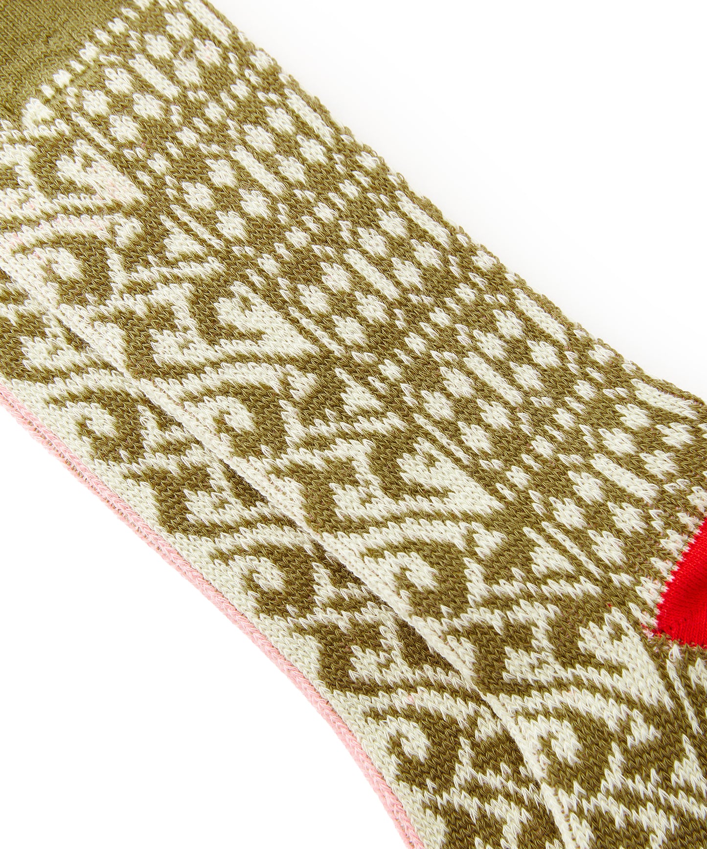 Geometric Jacquard Socks