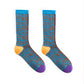 Geometric Jacquard Socks