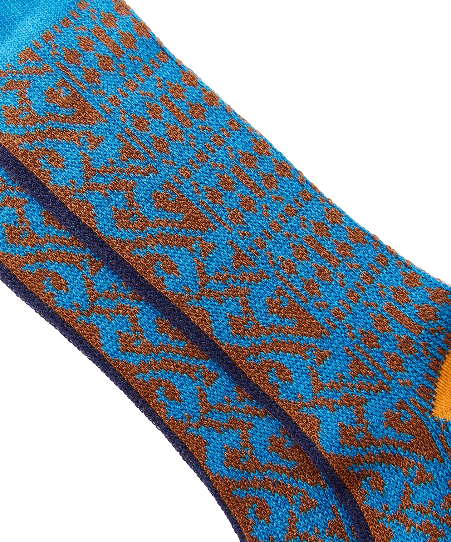 Geometric Jacquard Socks