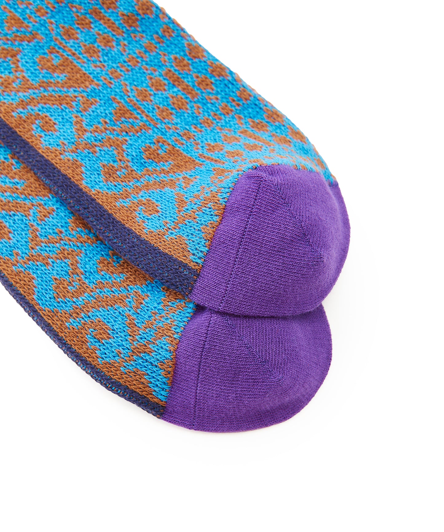 Geometric Jacquard Socks