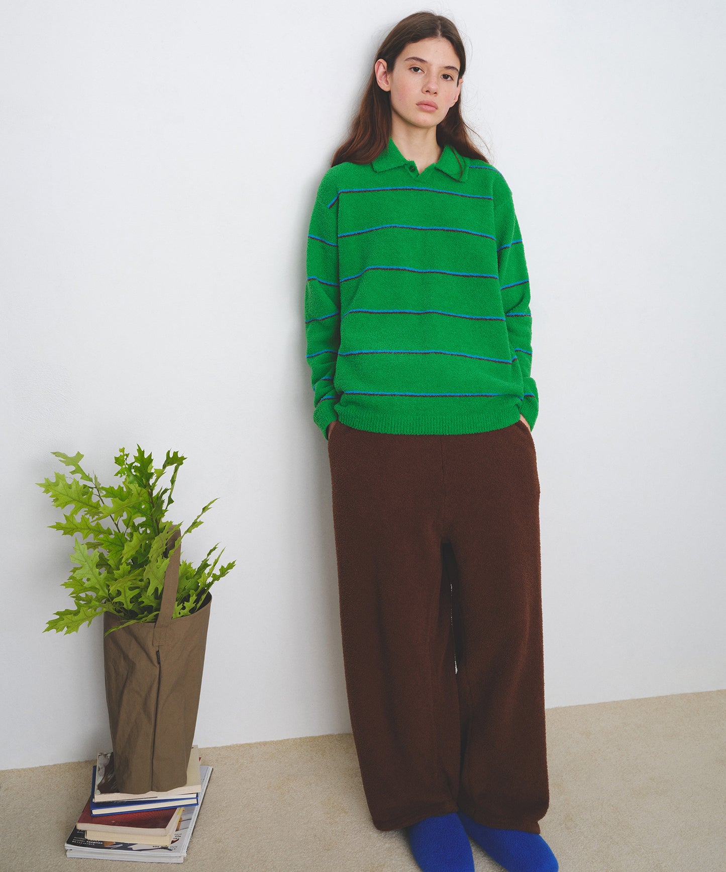HOME Soft Stretch Chenille Pullover
