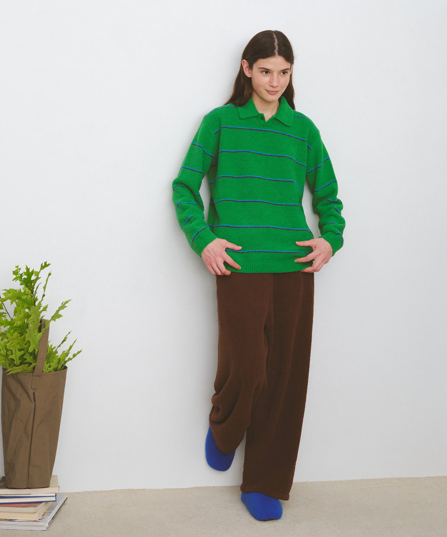 HOME Soft Stretch Chenille Pullover