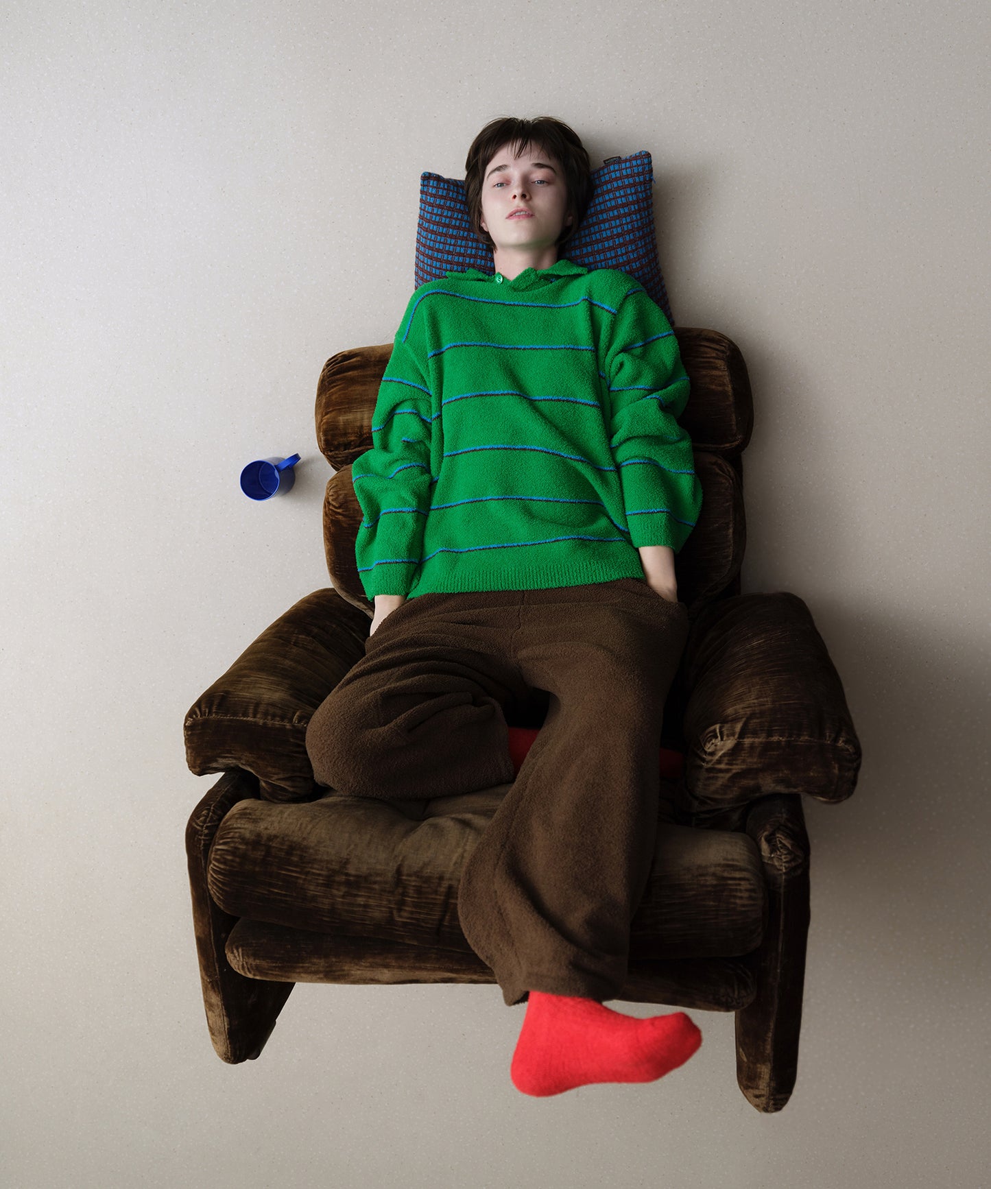 HOME Soft Stretch Chenille Pullover