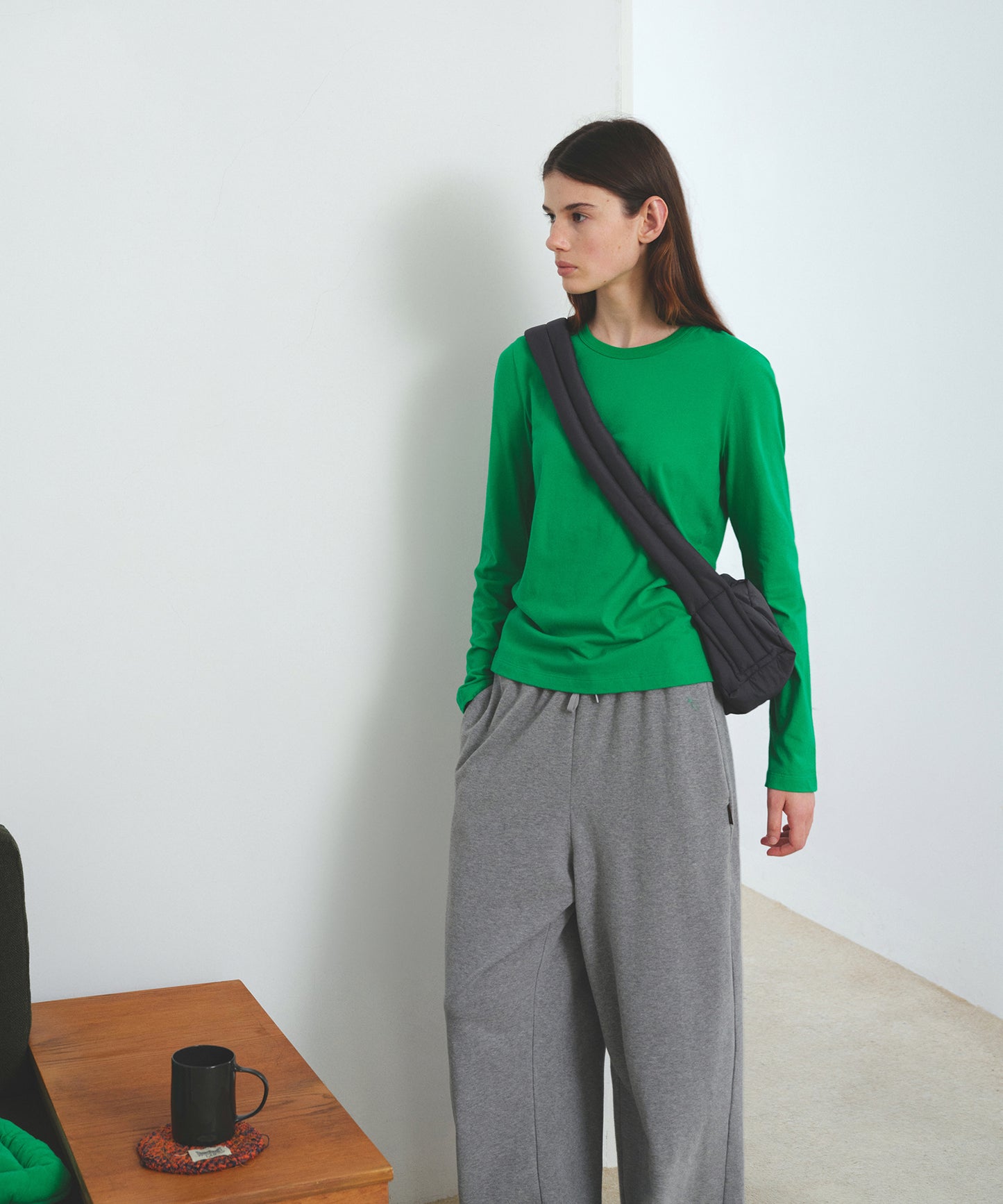 HOME Quilted Shoulder Bag