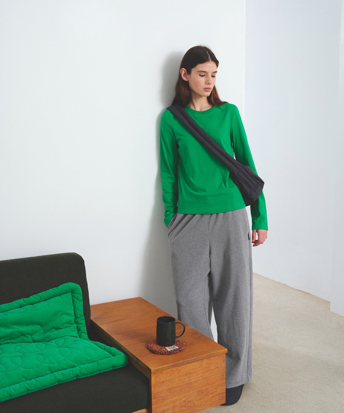 HOME Quilted Shoulder Bag