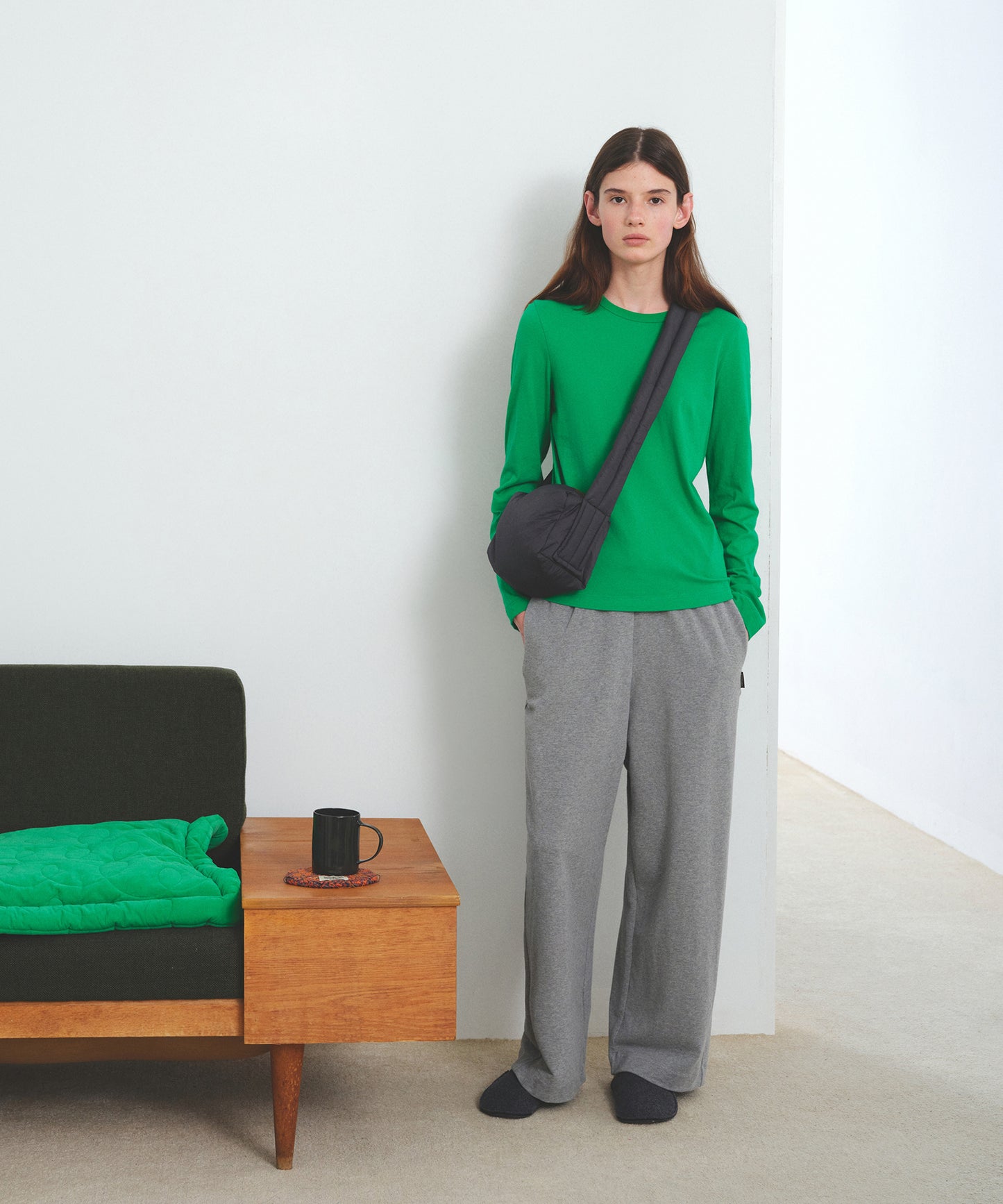 HOME Quilted Shoulder Bag