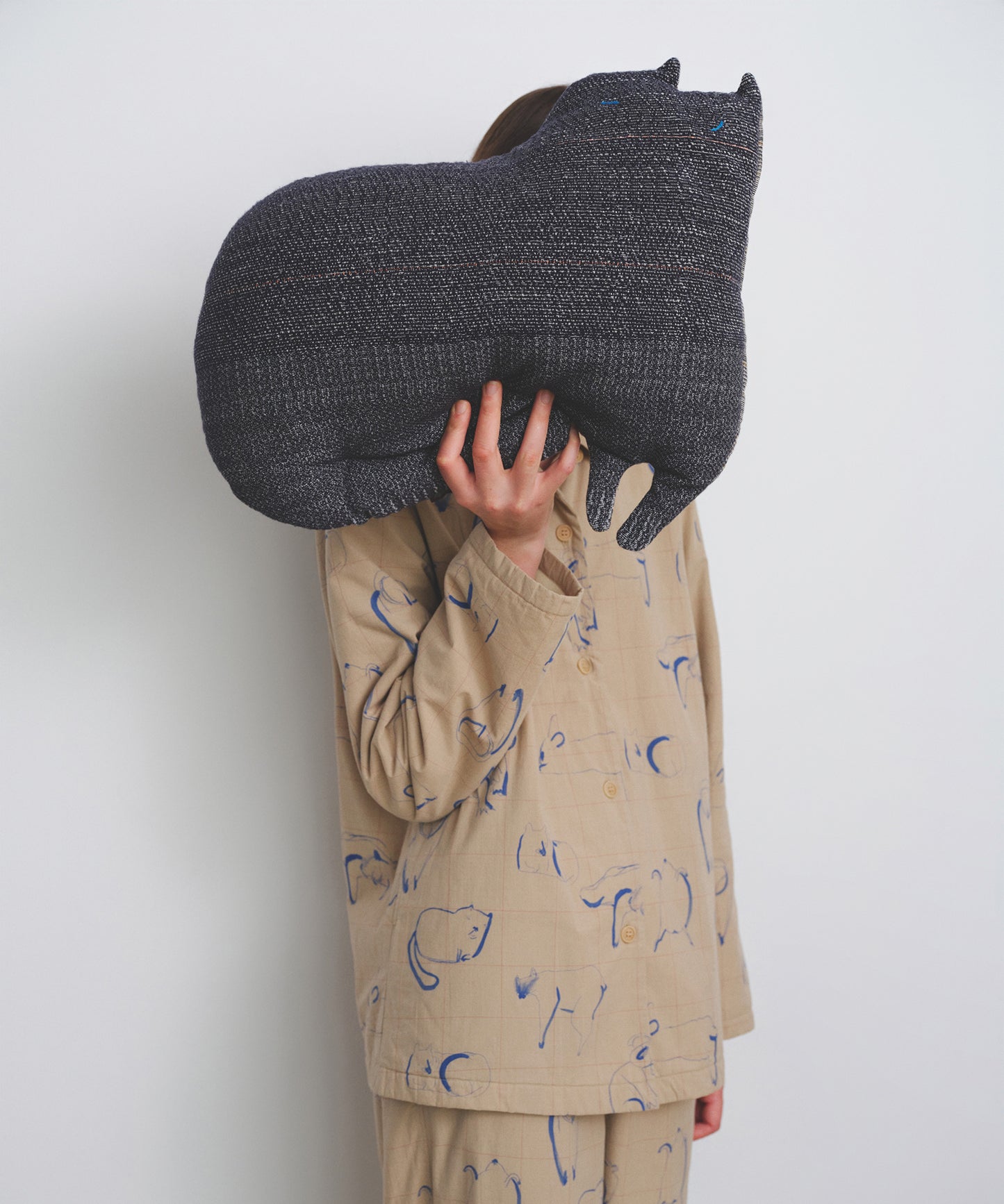 HOME Animal Check Fleece Shirt