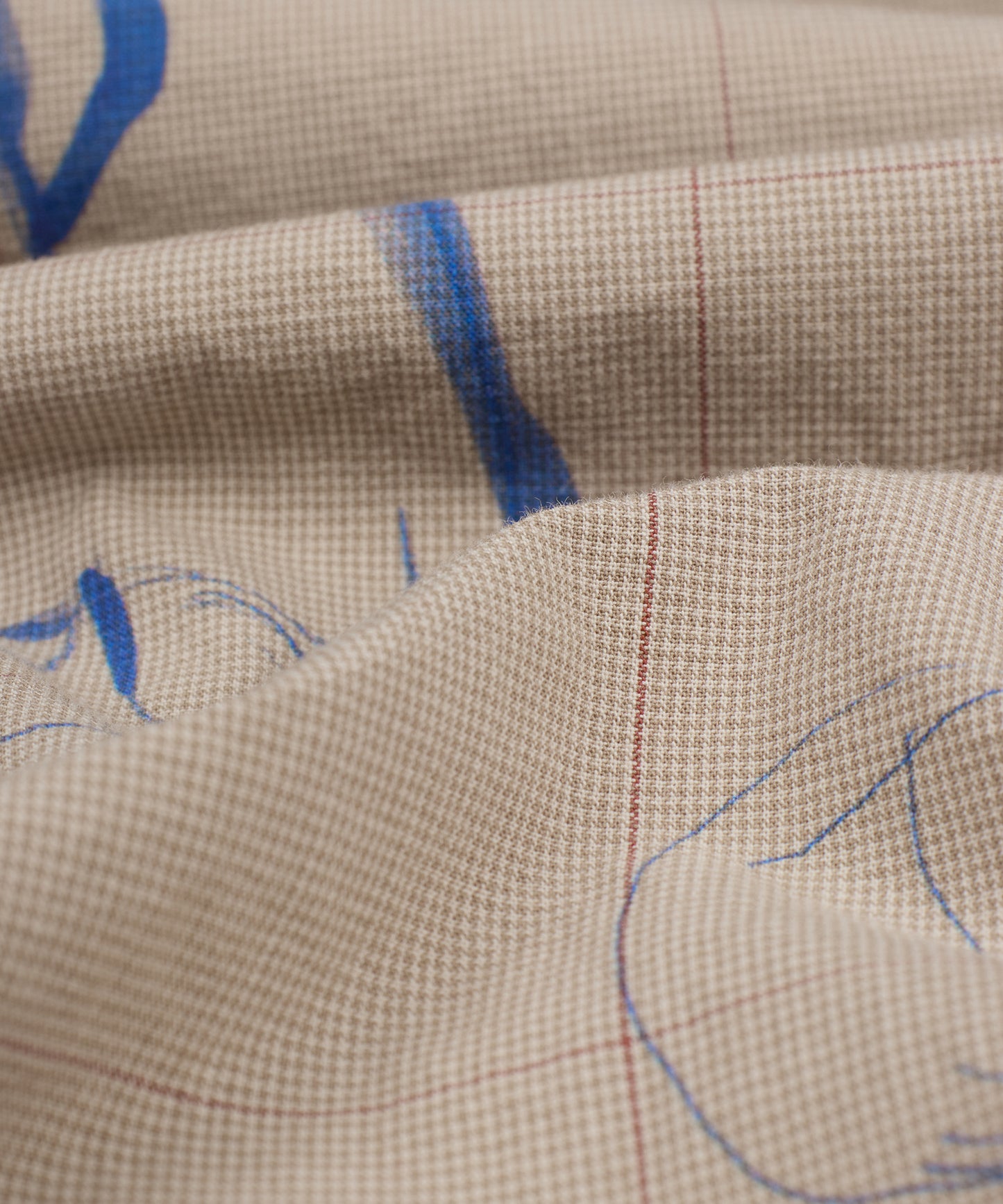 HOME Animal Check Fleece Shirt