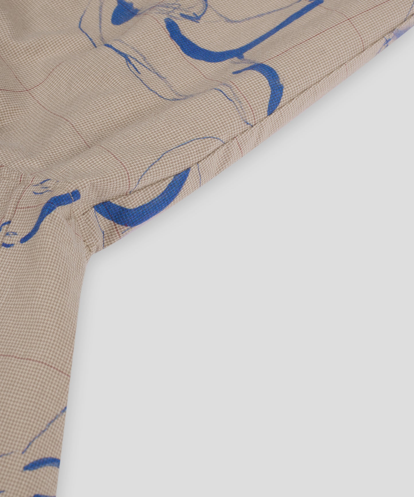 HOME Animal Check Fleece Shirt