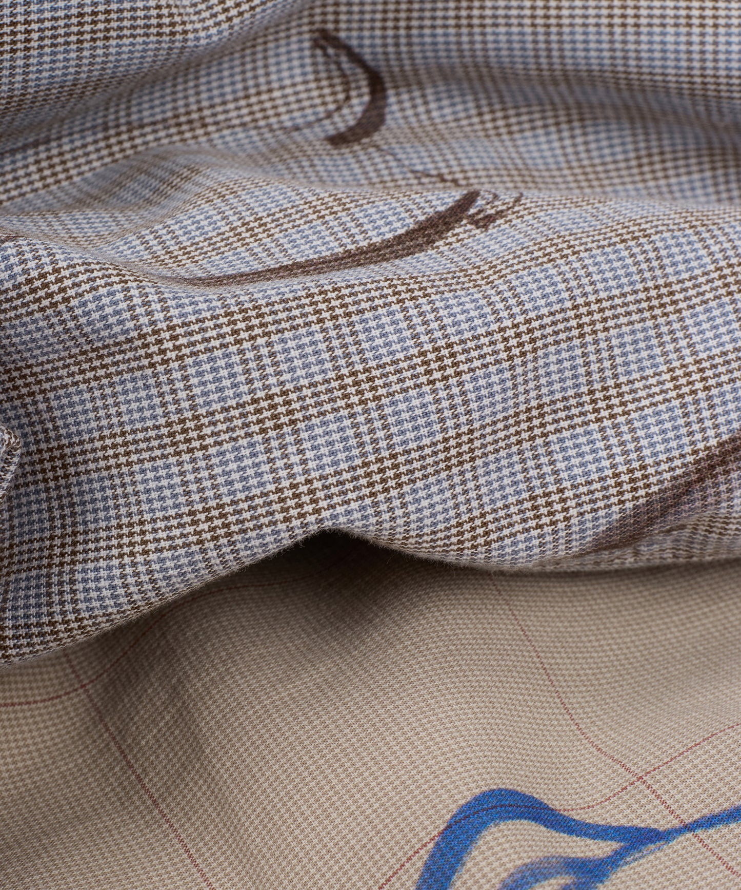 HOME Animal Check Fleece Pants