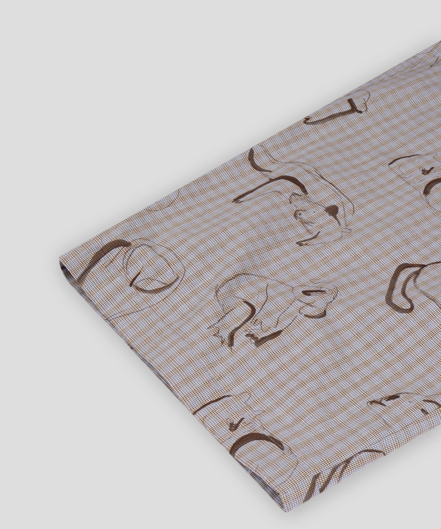 HOME Animal Check Fleece Pants