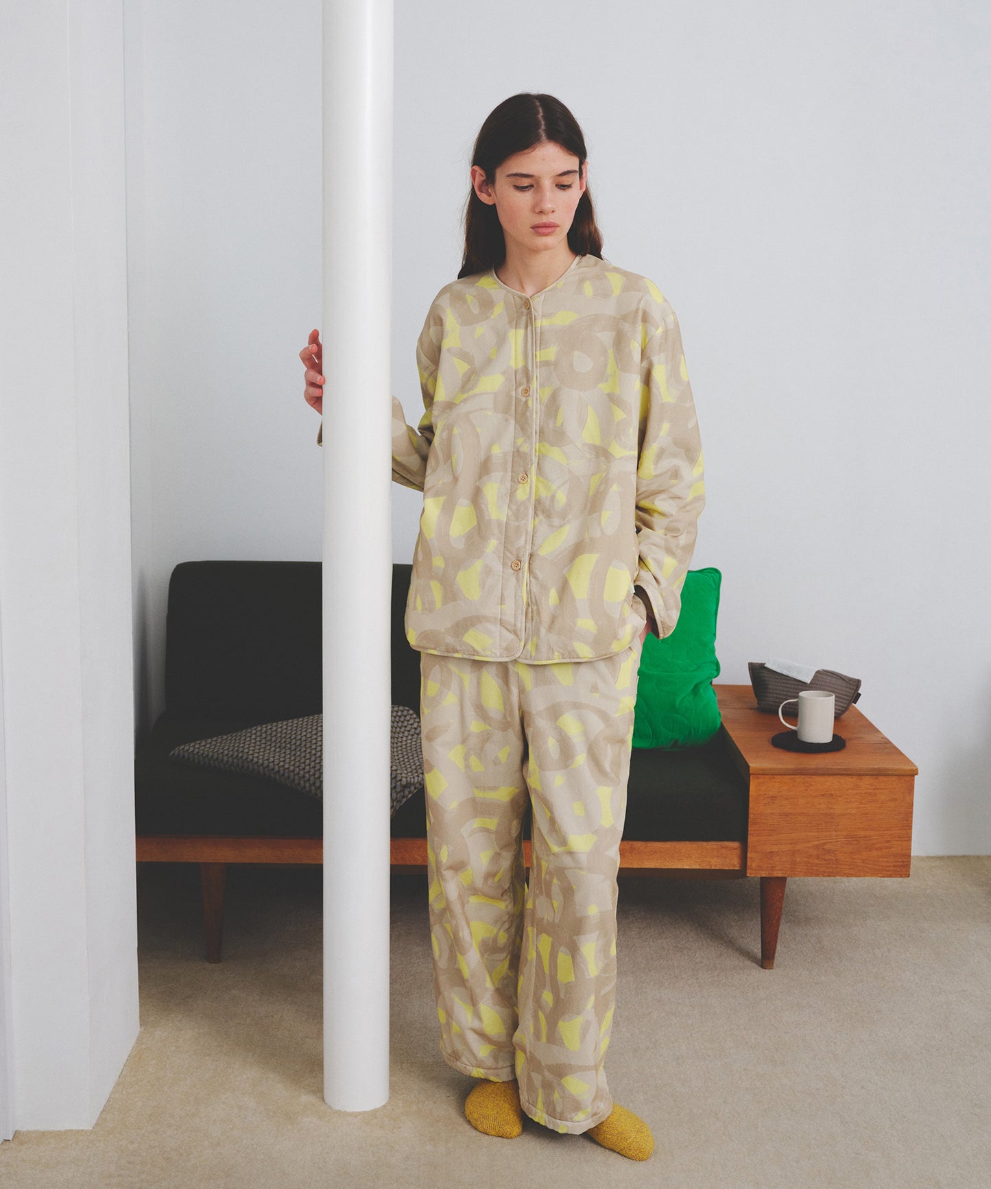 HOME Lined Corduroy Boa Pants