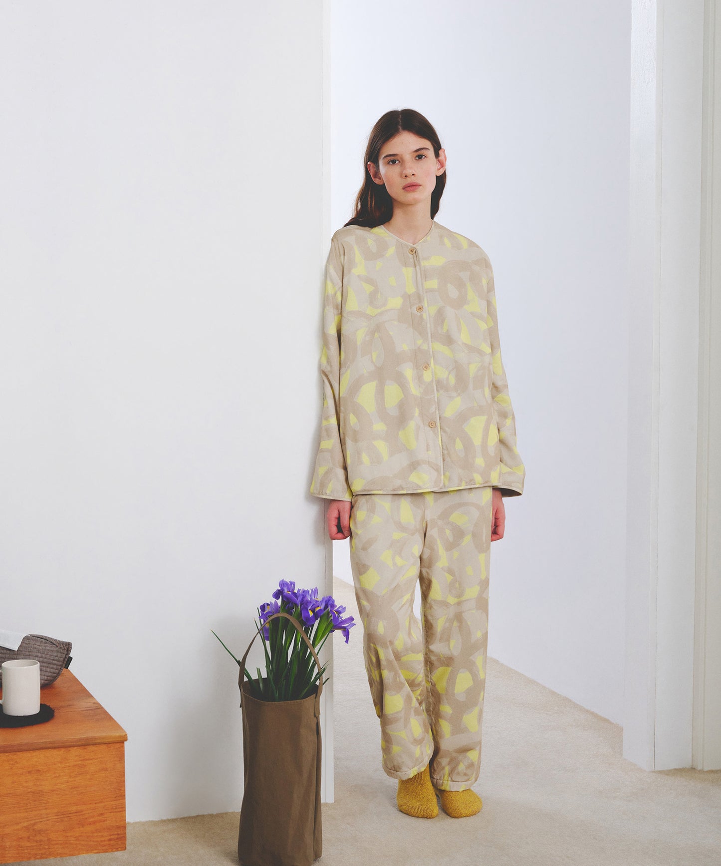 HOME Lined Corduroy Boa Pants