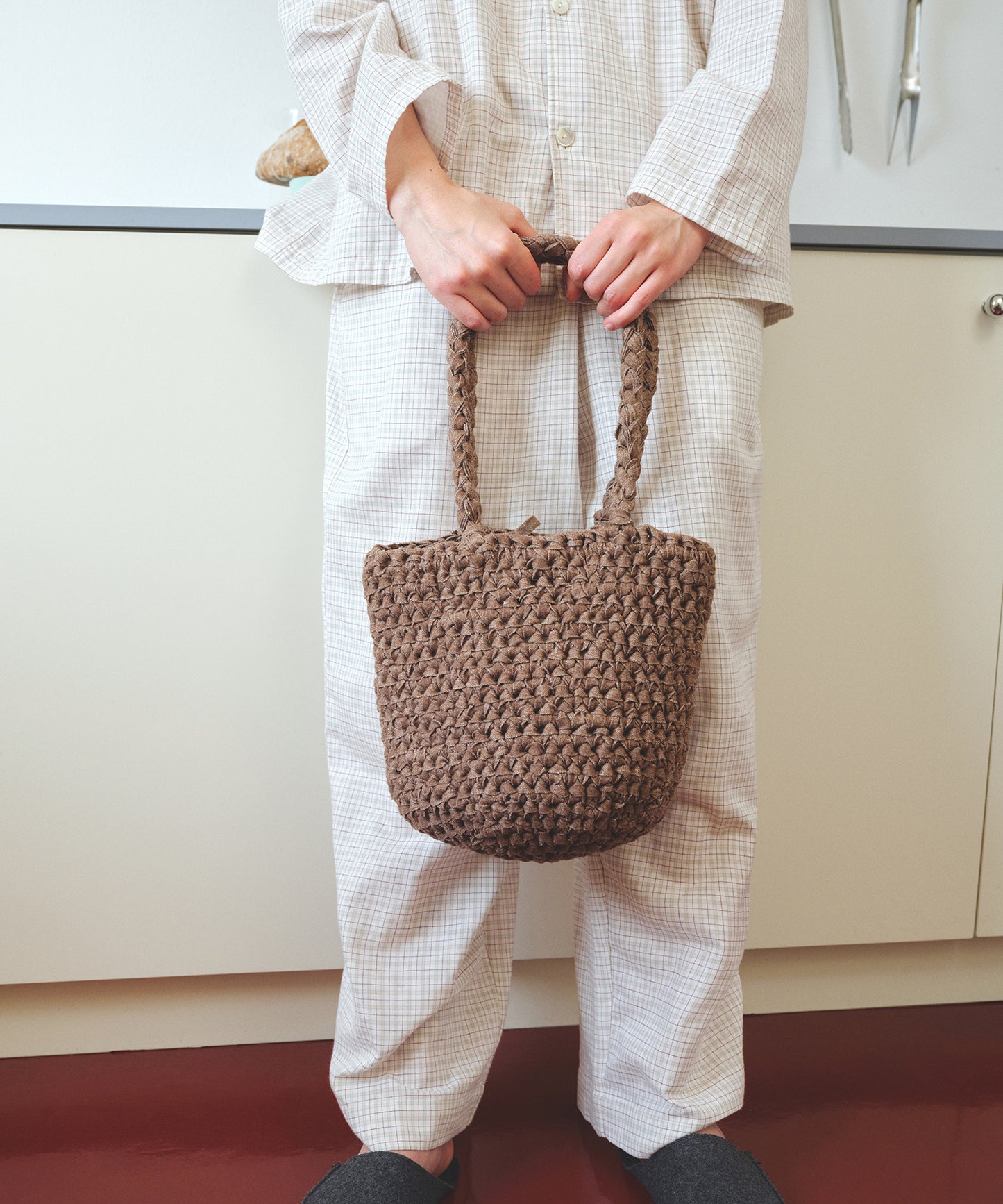 HOME Structured Knit Tote