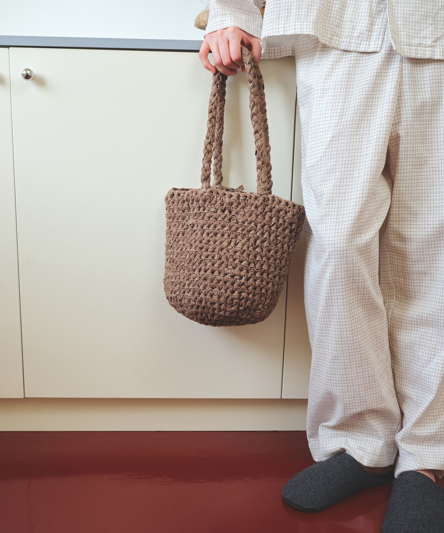 HOME Structured Knit Tote