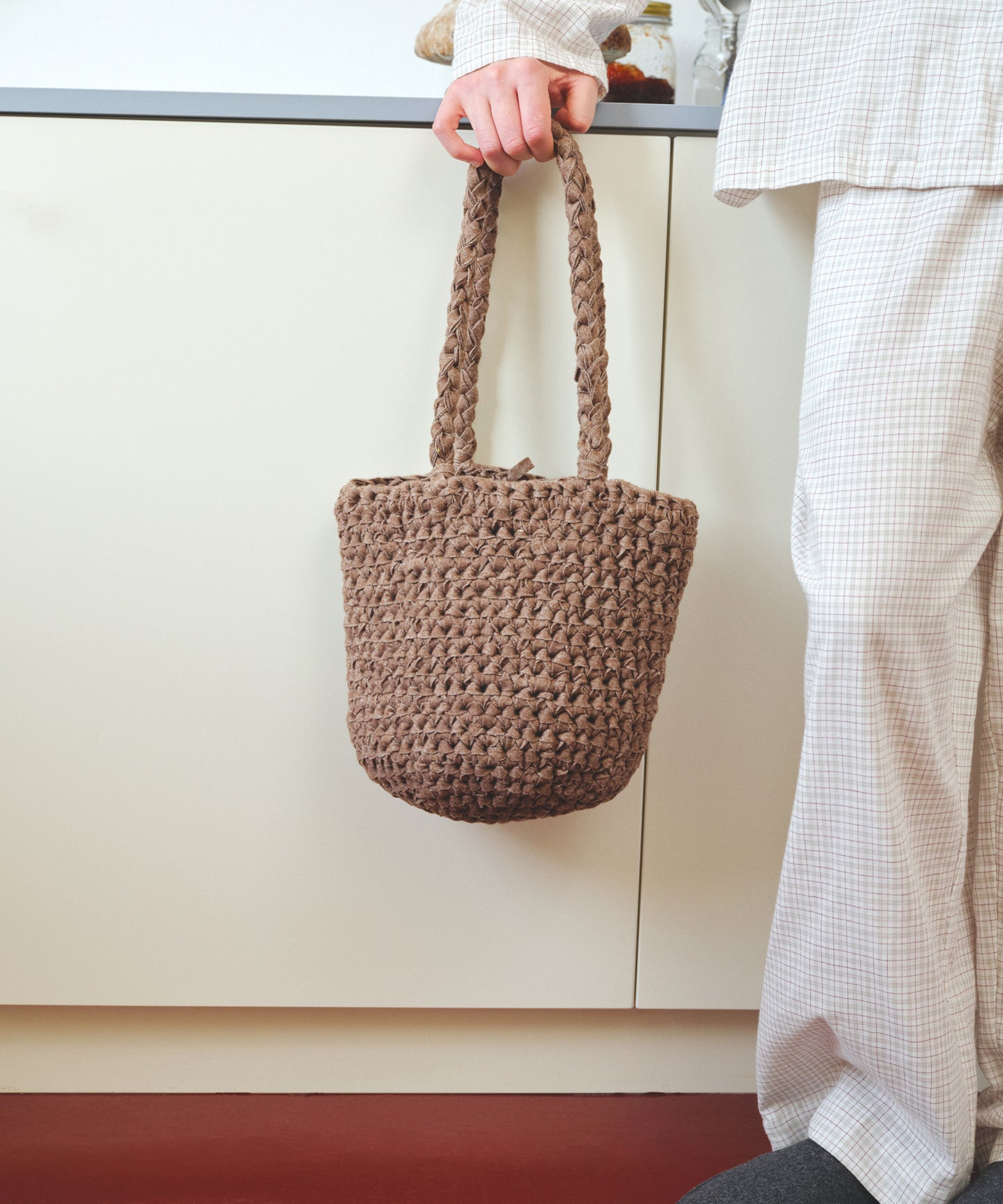 HOME Structured Knit Tote